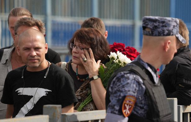 Moskwa, ceremonia żałobna po śmierci Darii Duginy Dostawca: PAP/Abaca