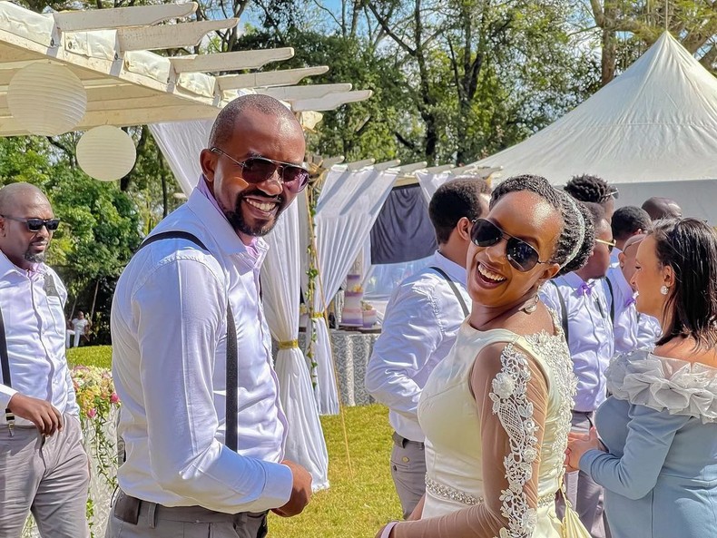Njoro wa Uba weds fiancée Wangari Thatcher 