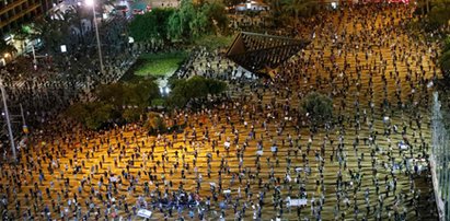 Protest pomimo epidemii koronawirusa. Tysiące Izraelczyków przeciwko Netanjahu