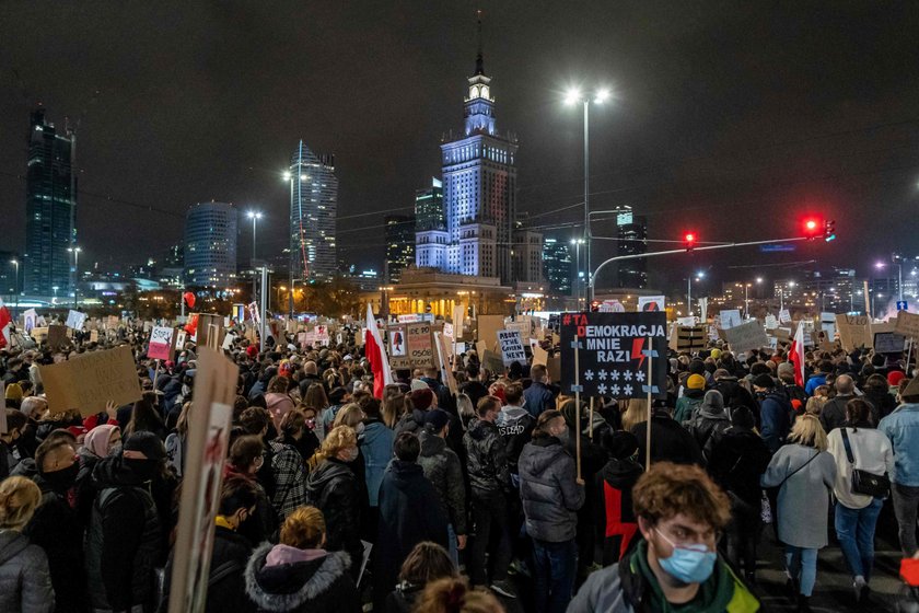 Strajk Kobiet w Warszawie