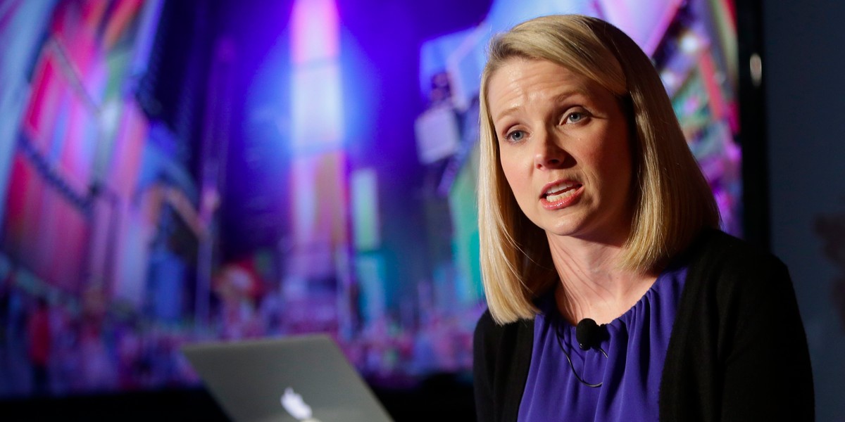 Yahoo CEO Marissa Mayer.