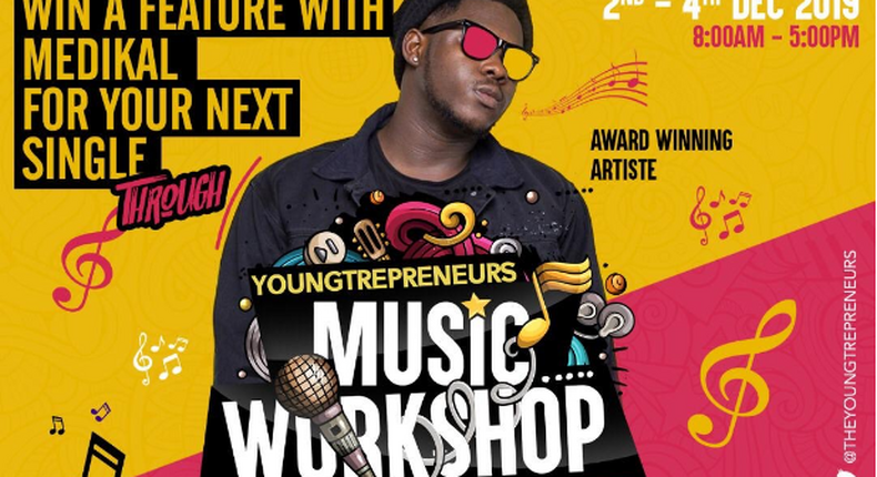 Win up to 30,000 GHC investment and a feature from Medikal for your next single.