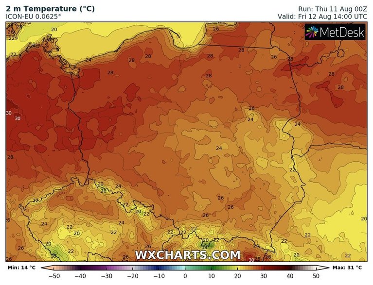 Miejscami zrobi się upalnie