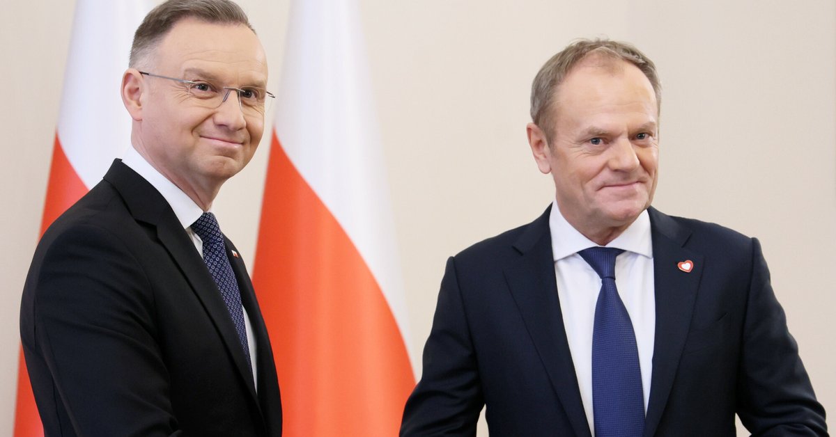 "Zimna wojna" w relacjach Dudy i Tuska w cieniu wizyty w USA. Amerykanie mieli postawić "twarde warunki"