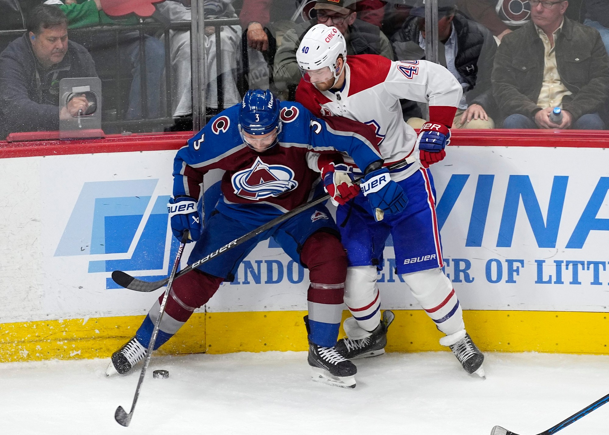 Zápas NHL: Colorado Avalanche - Montreal Canadiens.