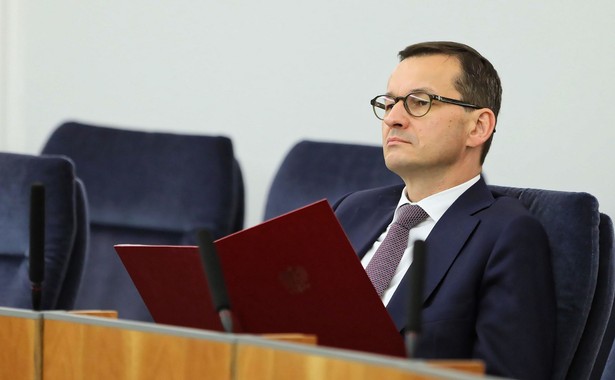 premier Mateusz Morawiecki w Senacie