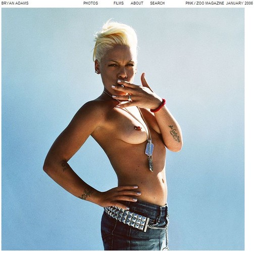 P!nk w obiektywie Bryana Adamsa