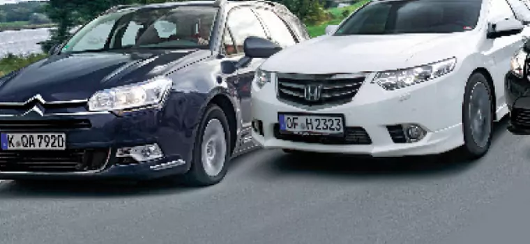 Citroen C5 kontra Honda Accord i Toyota Avensis: które kombi spodoba się rodzinie