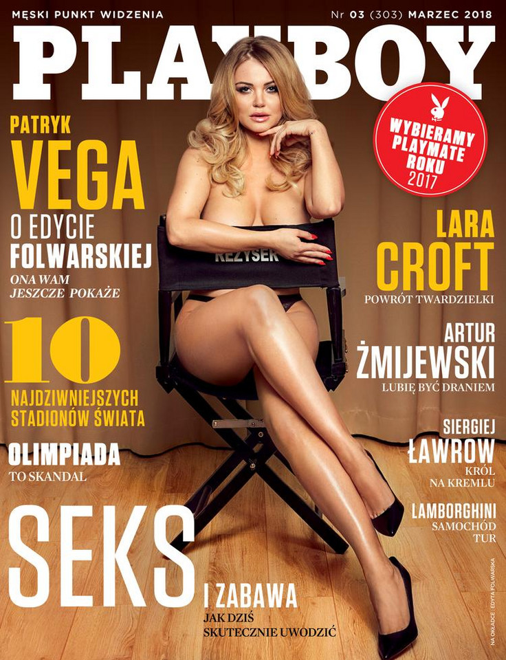 Edyta Folwarska nago w "Playboyu"