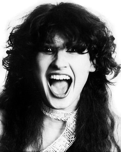 Beata Kozidrak z czasów początków zespołu Bajm