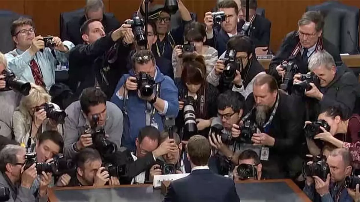 Mark Zuckerberg przesłuchiwany przez amerykański Kongres