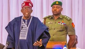 President Bola Tinubu meets with representatives of Nigerian traditional rulers in Aso Rock Villa on Friday, June 9, 2023. [Presidency]