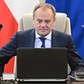 Premier Donald Tusk podczas posiedzenia rządu w siedzibie KPRM.