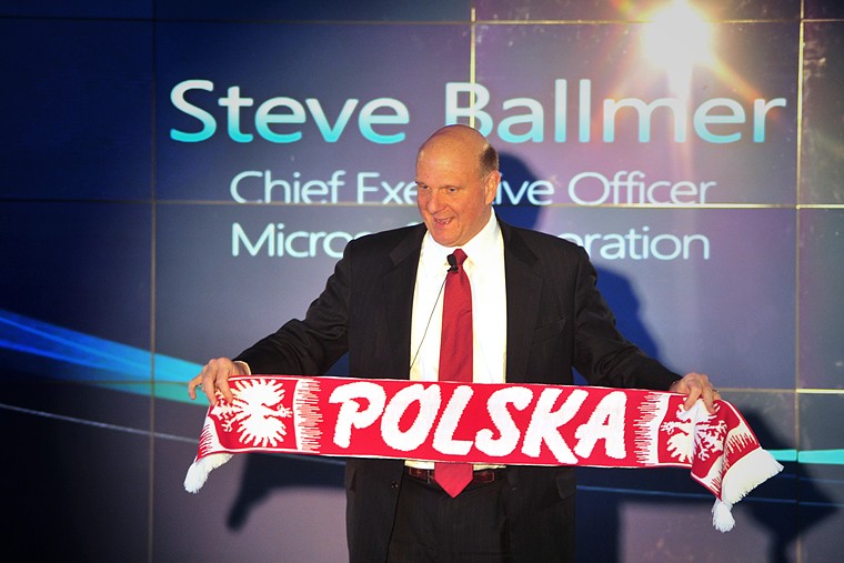 STEVE BALLMER W POLSCE