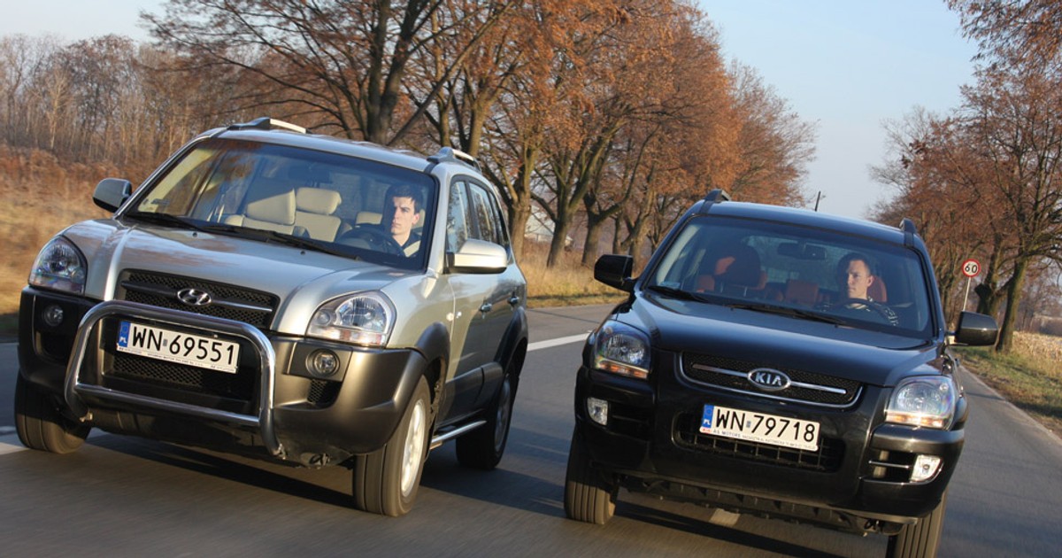 Hyundai Tucson kontra Kia Sportage II znajdź trzy różnice