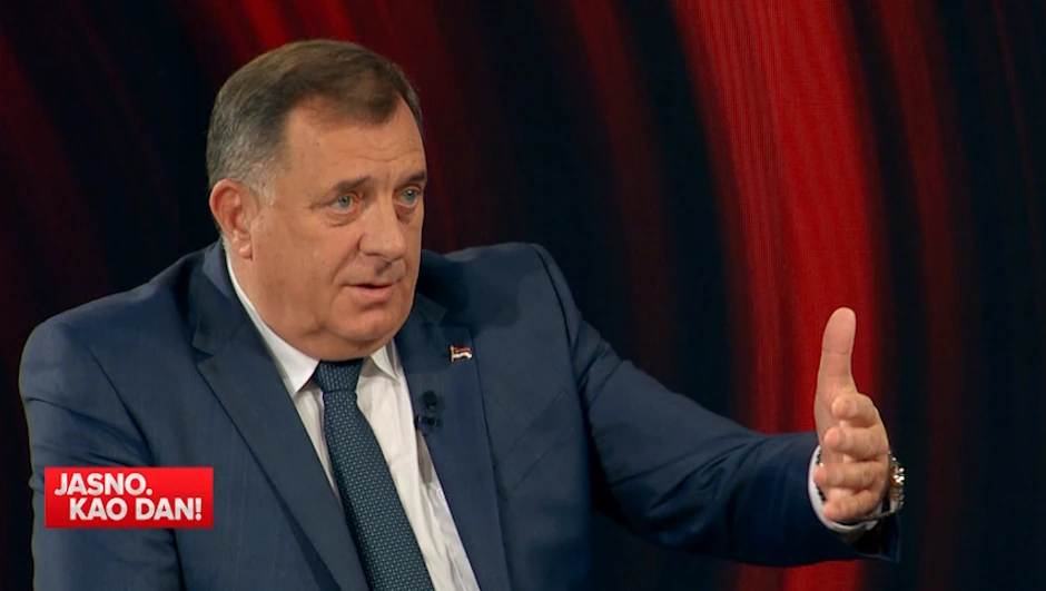 Milorad Dodik, emisija "Jasno. Kao dan!"
