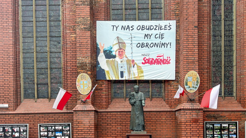 Bazylika św. Brygidy w Gdańsku znana jest jako "kościół Solidarności"