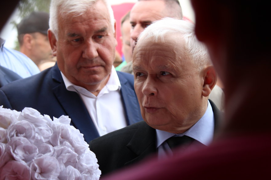 Kazimierz Gwiazdowski i Jarosław Kaczyński