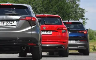 Porównanie: Honda HR-V, Opel Crossland X i Skoda Karoq