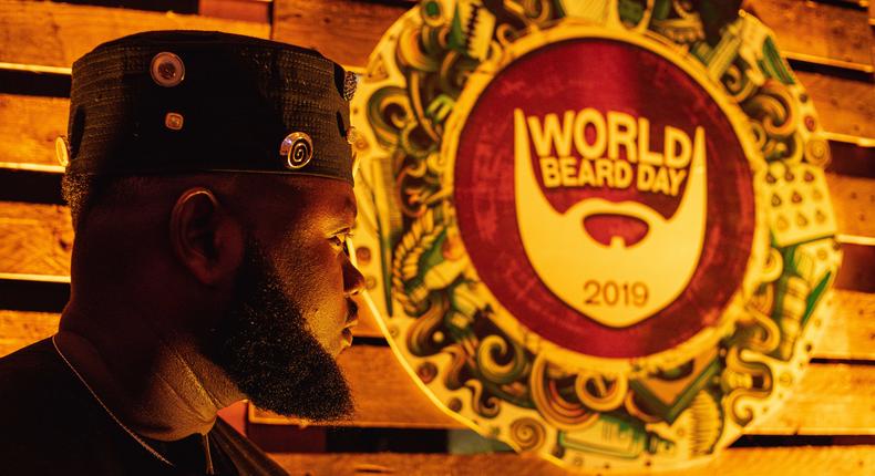 Jameson (@Jamesonngr) hosted over 50 gorgeously groomed men for a special photoshoot as part of the 3rd annual World Beard Day campaign. The Bearded brothers were treated to a grooming session courtesy of @kayzplace, while they bonded over games, cocktails, good music, and great vibes.