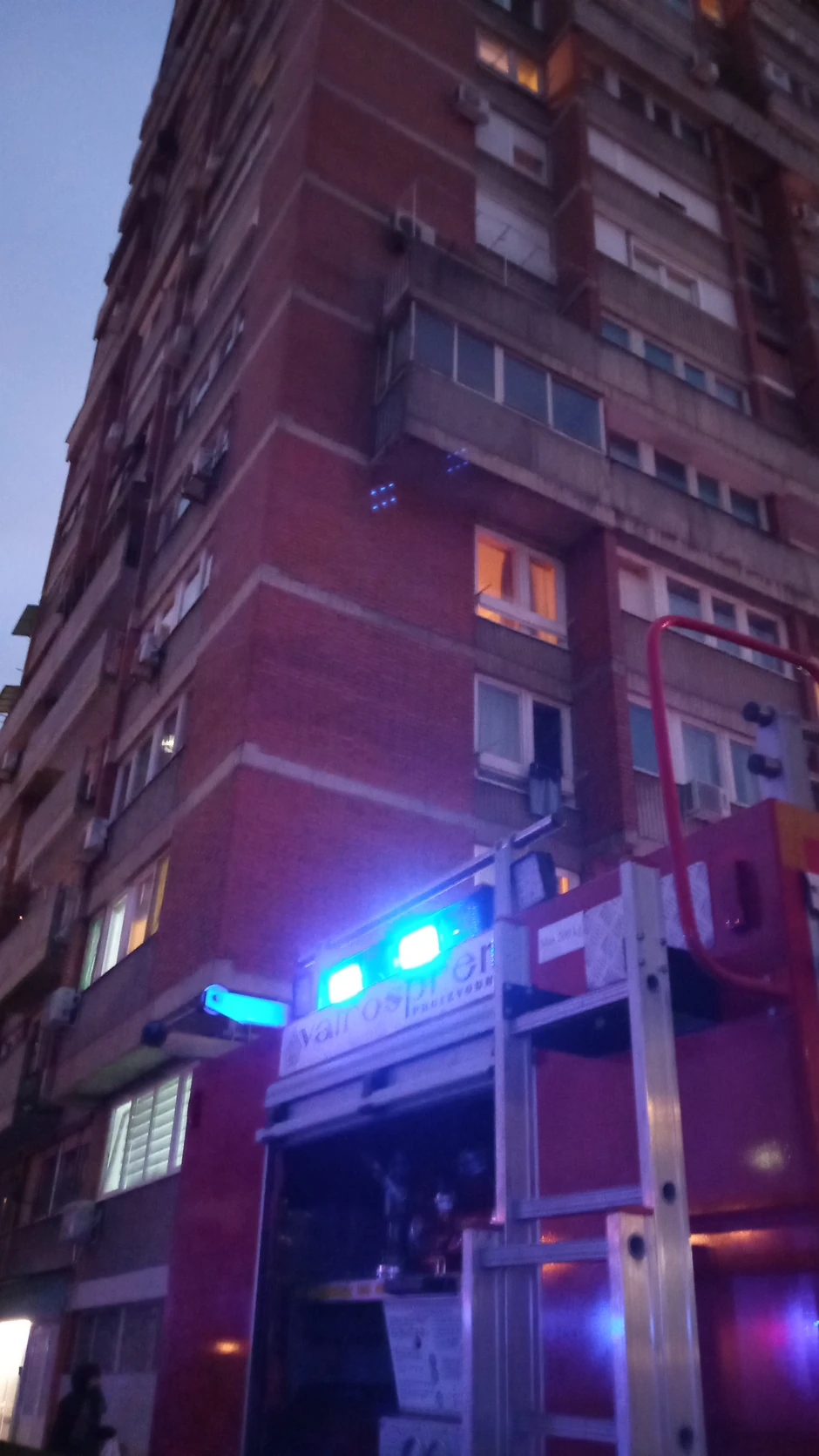 Požar na Novom Beogradu
