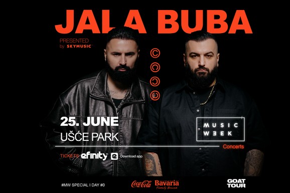 UDARNA VEST! JALA BRAT & BUBA CORELLI 25. juna na Ušću - Ekskluzivni NULTI dan Belgrade Music Week 26