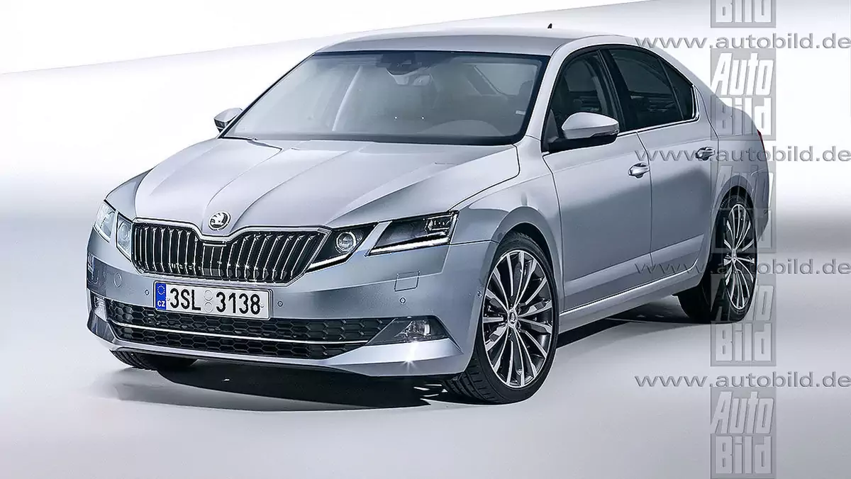 Skoda Octavia po liftingu - wizualizacja