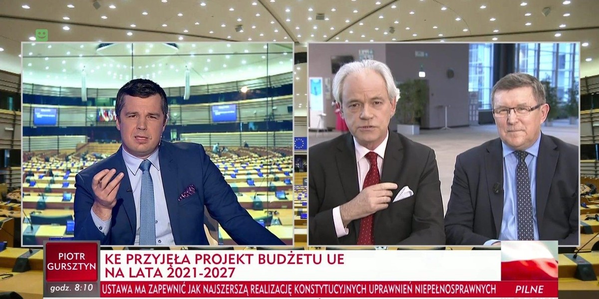 Awantura w TVP Info. Europoseł wyszedł ze studia