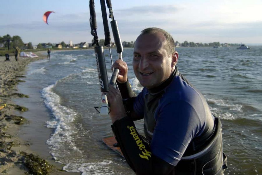 Jan Lisowski, kitesurfer