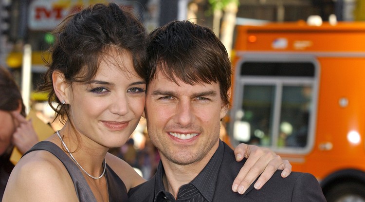 Katie Holmes és volt férje Tom Cruise, amikor még nagy volt a szerelem köztük Fotó: Northfoto