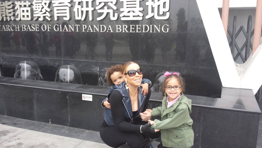 Mariah Carey z dziećmi – Monroe i Moroccanem Scottem