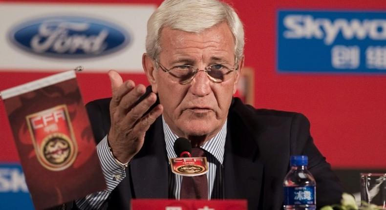 China manager Marcello Lippi received a reality check on taking his team to the World Cup