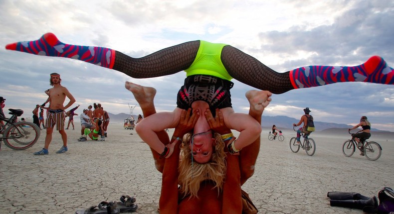 The founders of Google used Burning Man as a stage for interviewing the company's future CEO, Eric Schmidt.