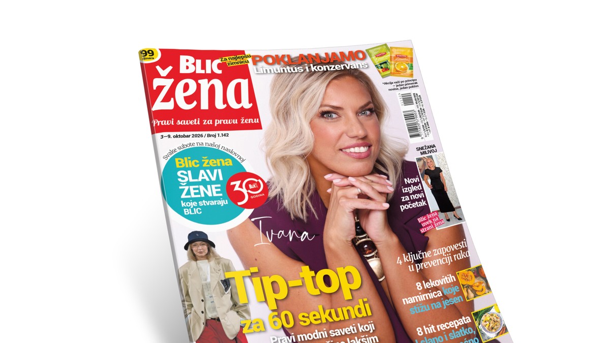 U subotu 03. oktobra potražite svoj primerak Blic žene