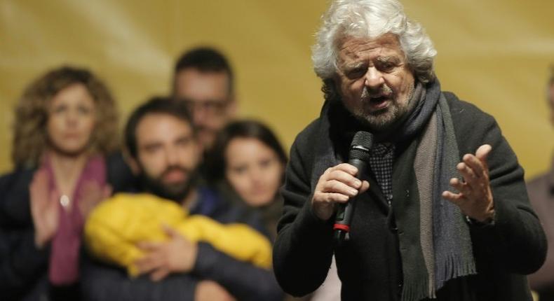 Beppe Grillo, co-founder of Italy's Five Star Movement, defended the group's local election results after a setback at the weekend