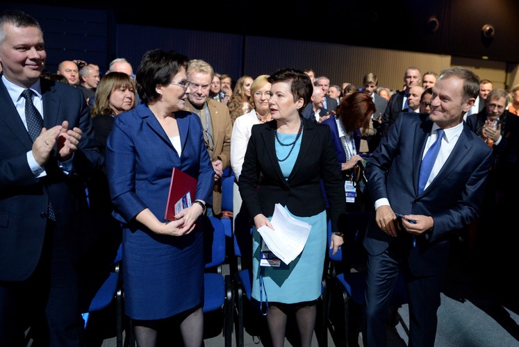 Tomasz Siemoniak, Ewa Kopacz, Hanna Gronkiewicz-Waltz, Donald Tusk