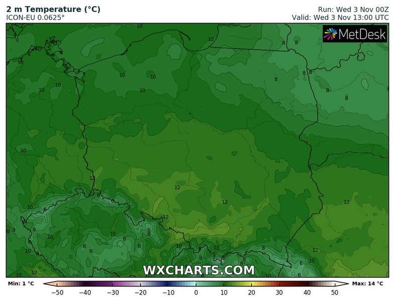 Temperatura dość wysoka