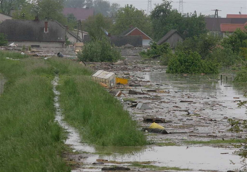 powódź, Sandomierz, Furmany, zalanie