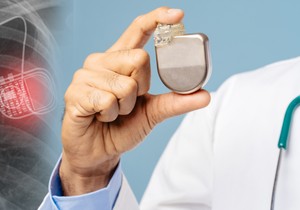 Implantabilni kardioverter-defibrilator (ICD) je mali uređaj koji stalno nadgleda srčani ritam i automatski daje elektrošokove u slučaju opasnih aritmija