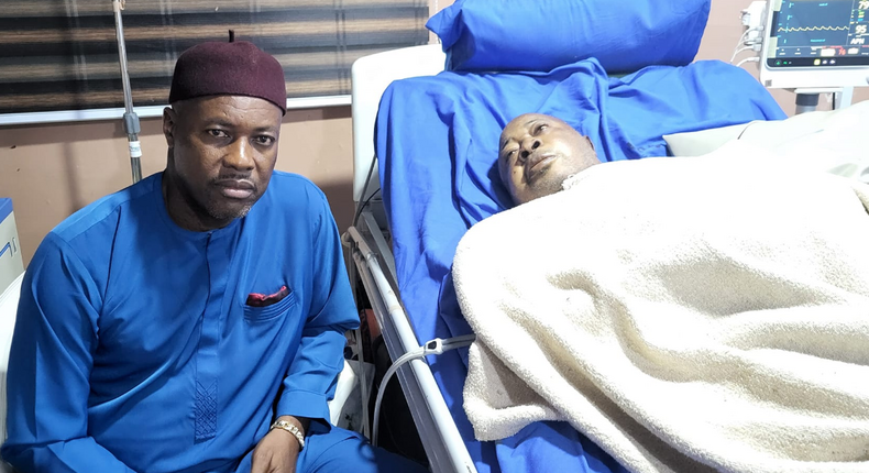Nollywood actor Amaechi Muonagor still battles paralysis [Facebook/Hon Tony Oneweek Muonagor]