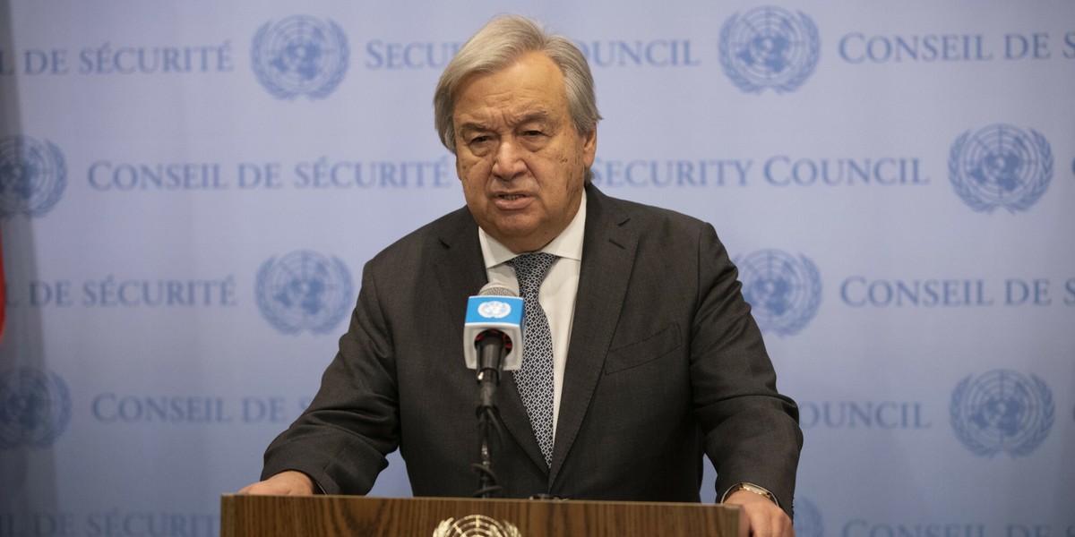 Antònio Guterres, sekretarz generalny ONZ