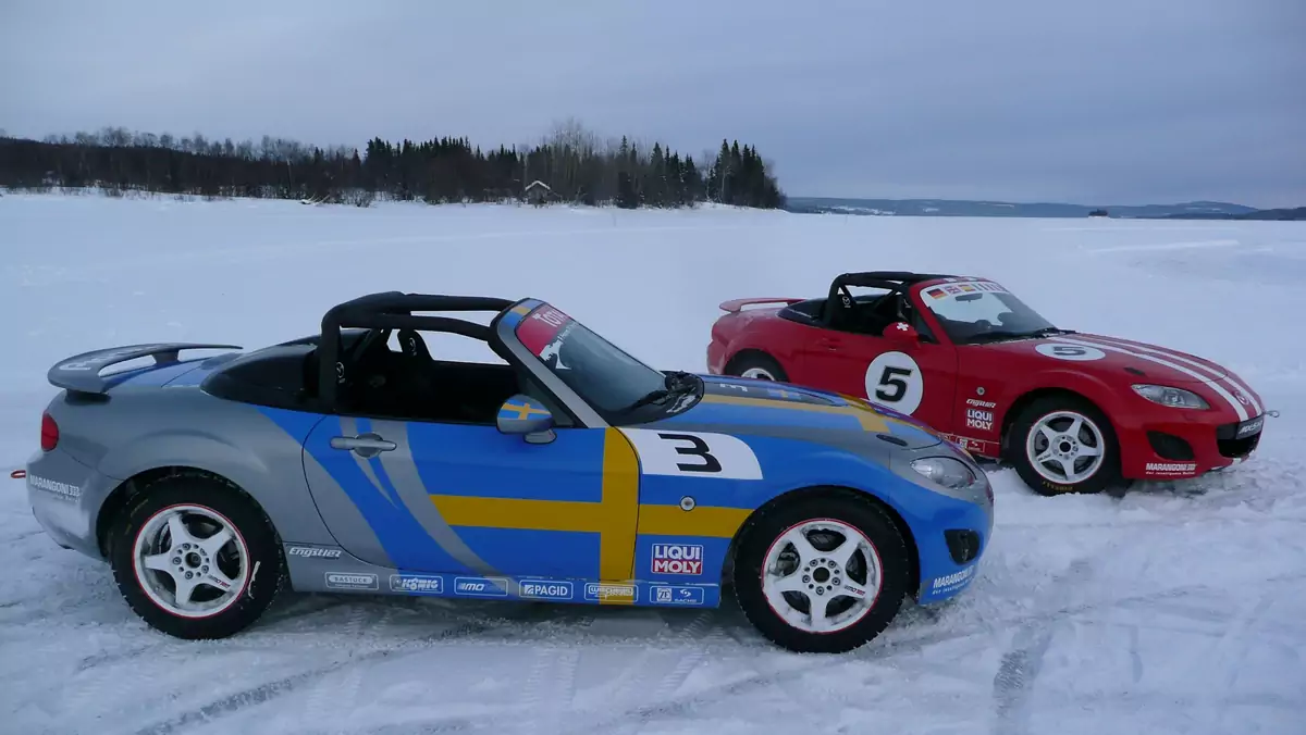 Mazda MX-5 Ice Race w Szwecji