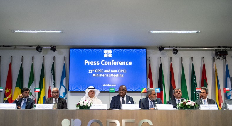 OPEC said after its November meeting it's keeping its oil policy unchanged from October.Vladimir Simieck/AFP/Getty Images