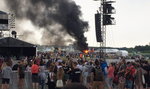 Pożar na Open'erze. Samochód stanął w ogniu w tłumie ludzi!