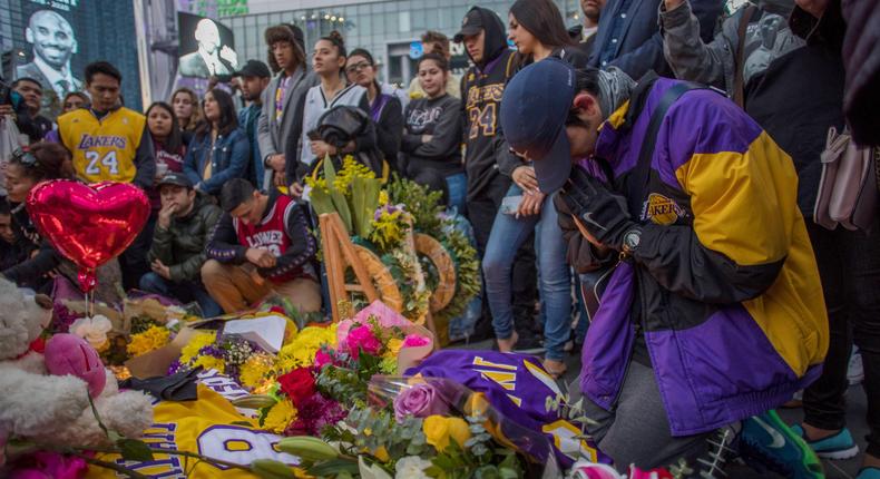 Kobe Bryant memorial Staples Center