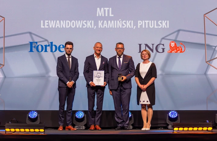 MTL SP.J. - zwycięzca w kategorii firm z rocznym przychodem powyżej 250 mln zł.