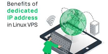 What are the benefits of having a dedicated IP address in Linux 