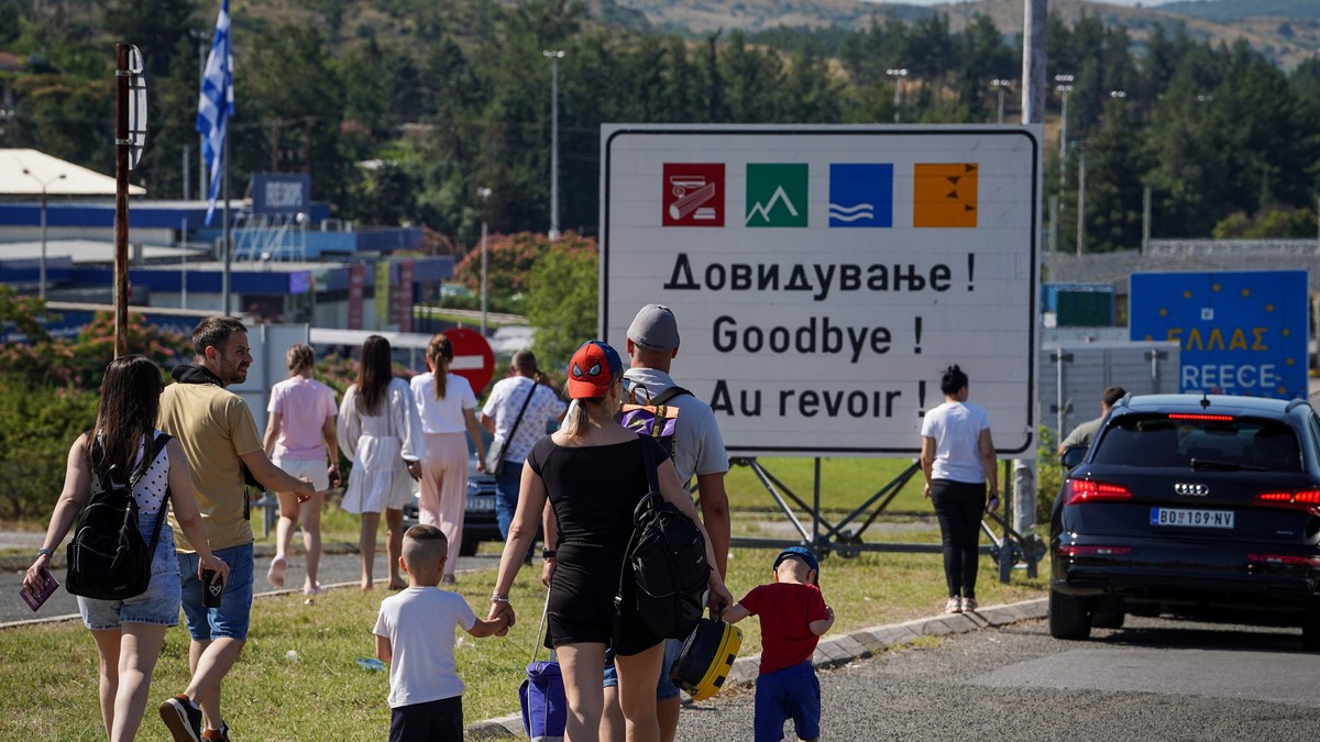 Đevđelija, Severna Makedonija, gužve na granici, granični prelaz
