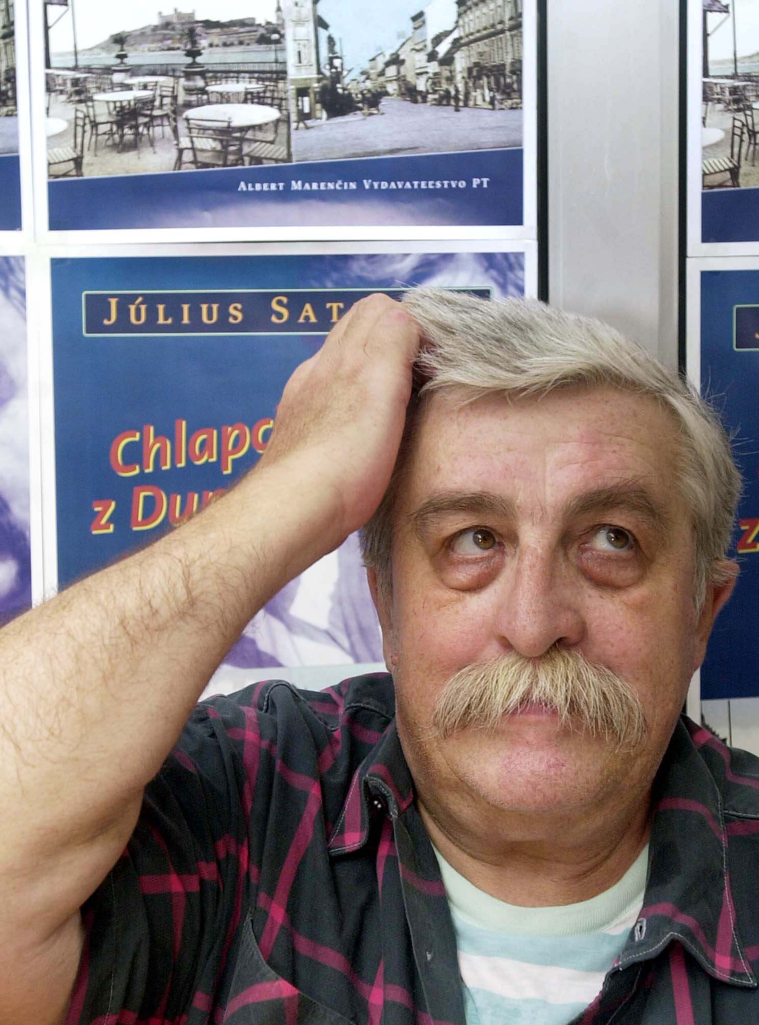 Významný slovenský satirik, humorista, divadelný a filmový herec, spisovateľ a publicista Július Satinský.