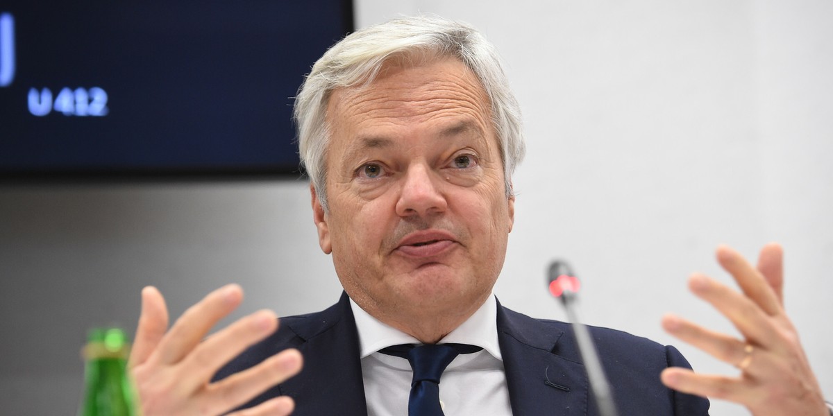 Komisarz UE do spraw sprawiedliwości Didier Reynders